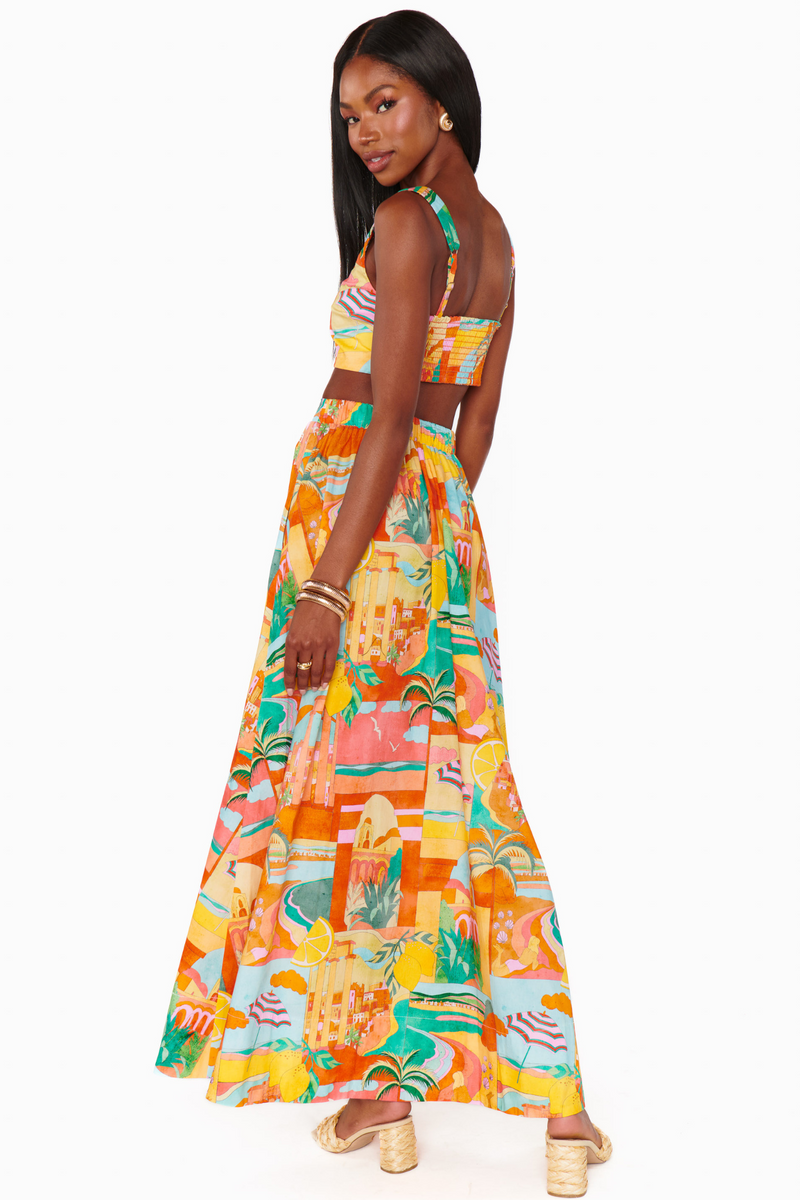 Pisa Postcards From Italia Skirt