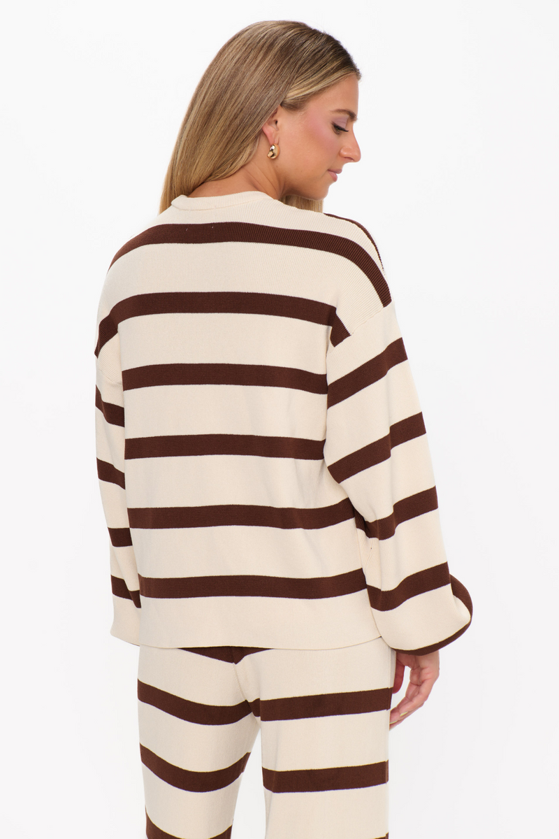 Pismo Driftwood Stripe Sweater