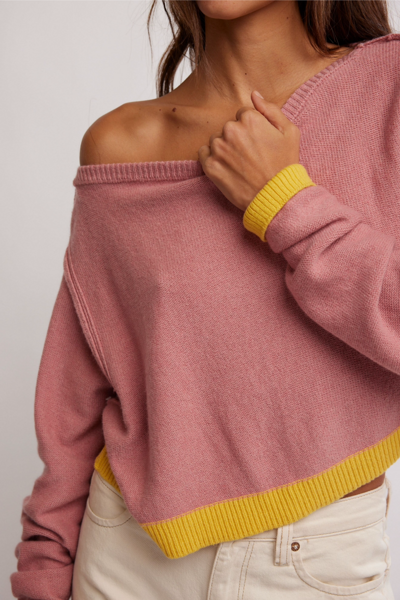 Into The Blue Rose Blush Pullover