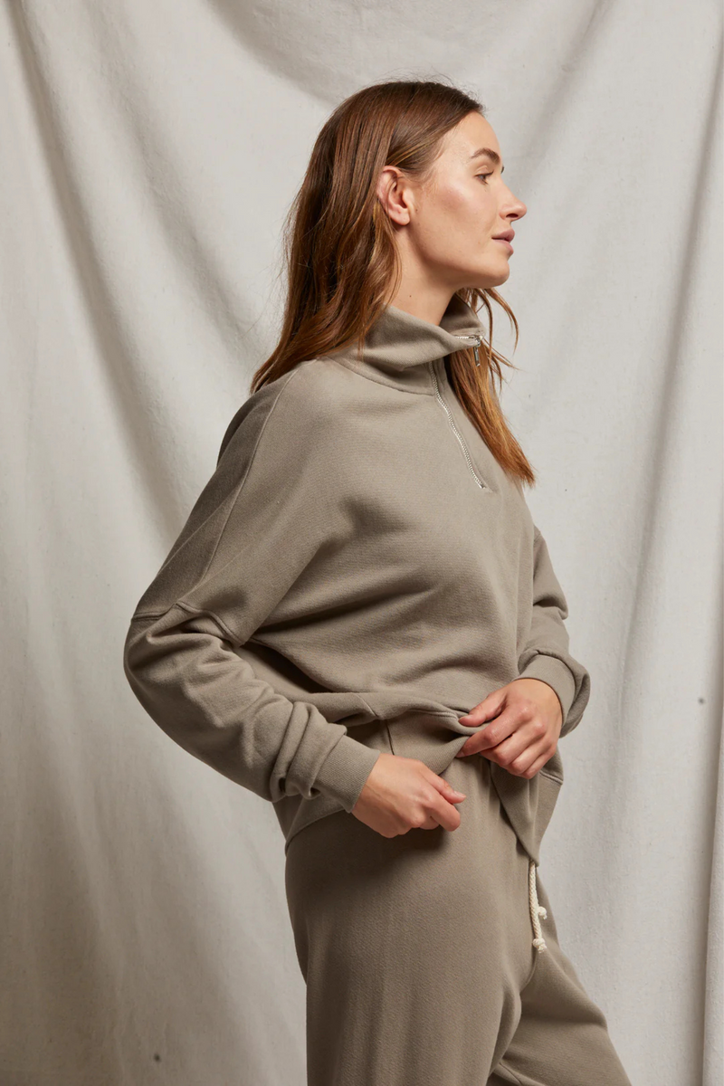 Maren Mushroom Half Zip Pullover