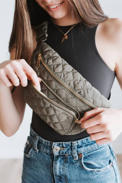 Stevie Olive Sling Bag