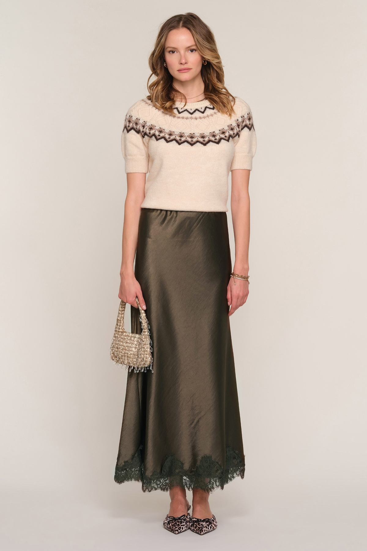 Mara Olive Skirt