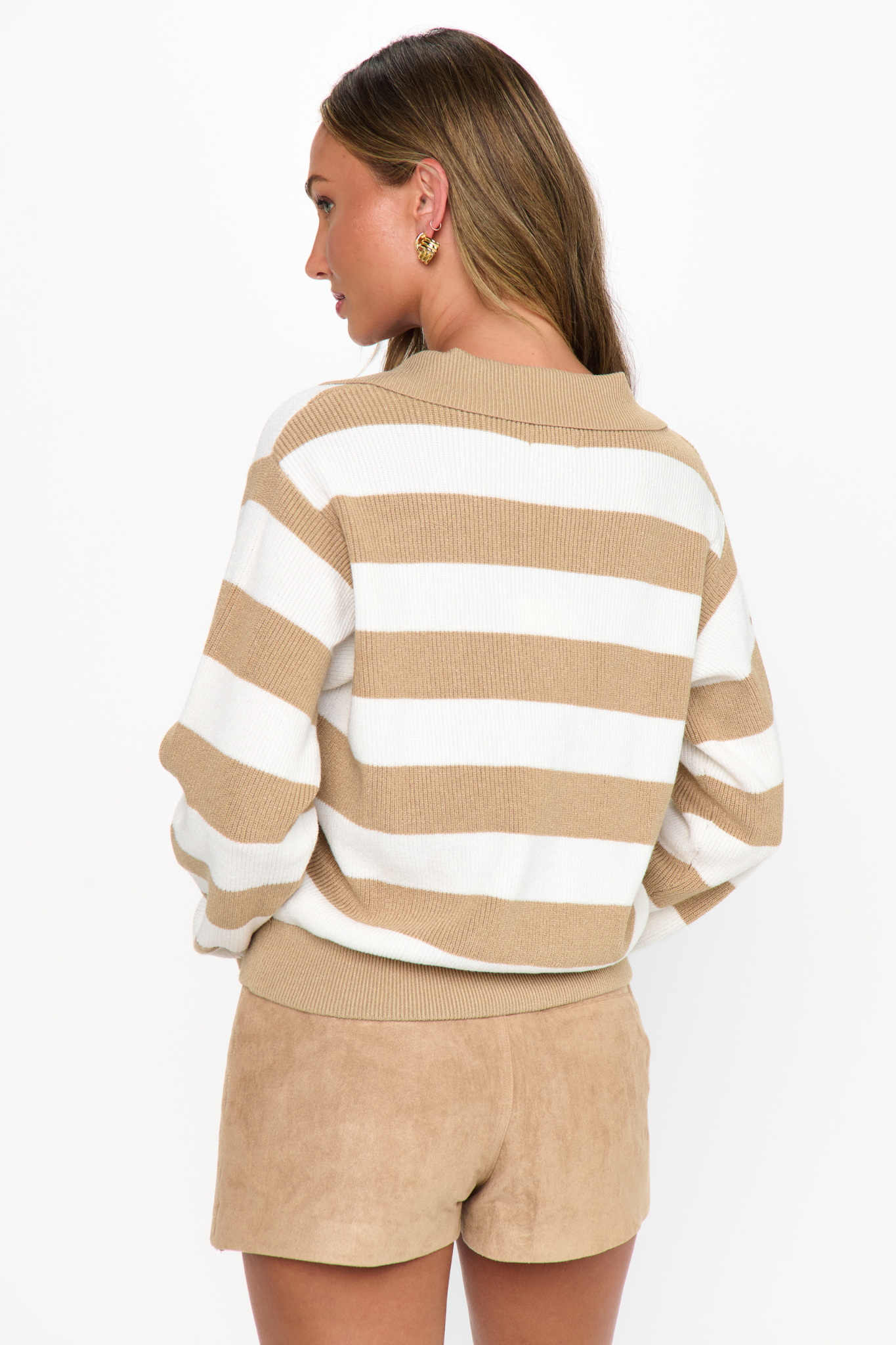 League Rugby Stripe Knit Sweater