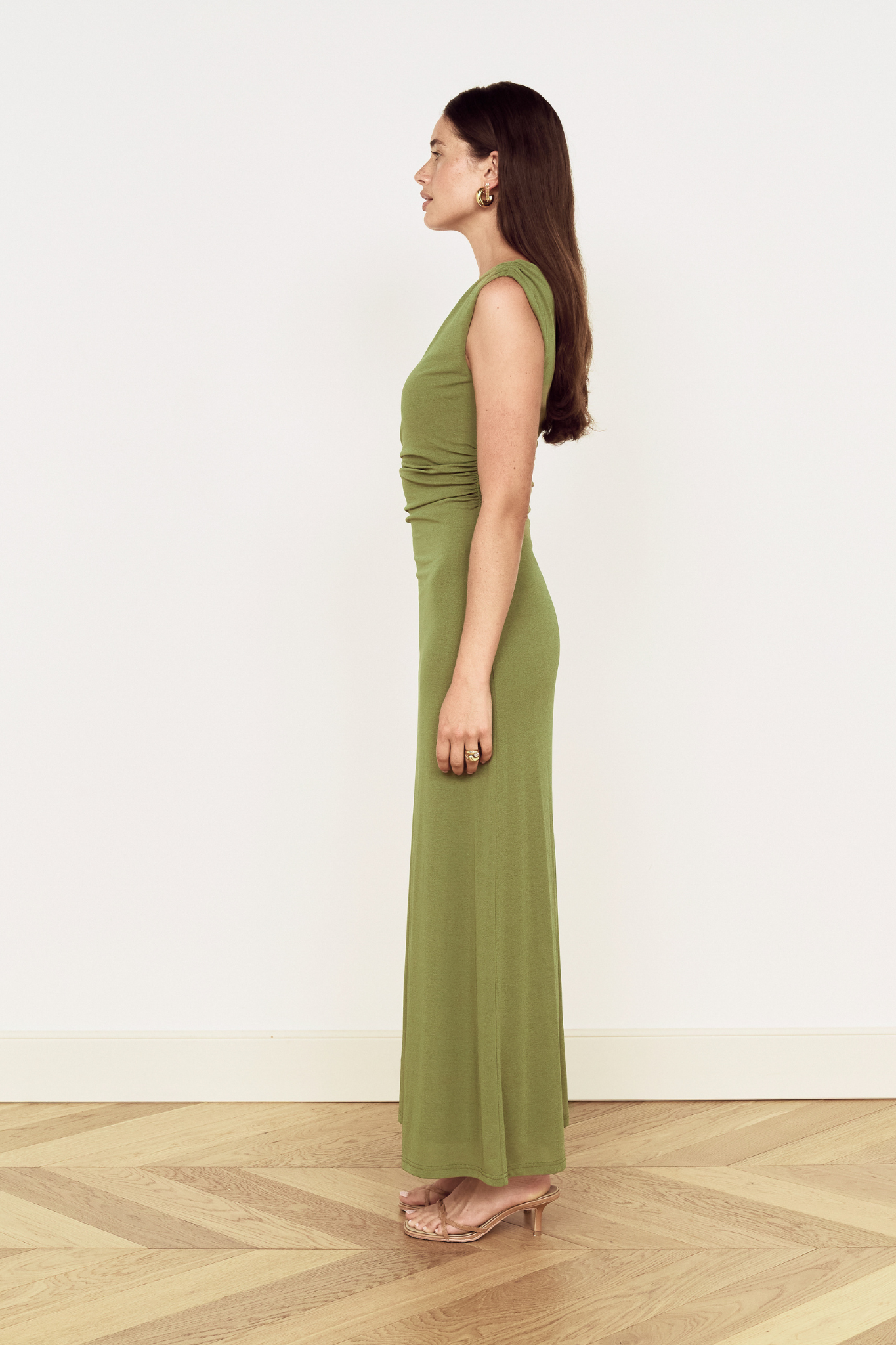 Aster Mesh Midi Dress
