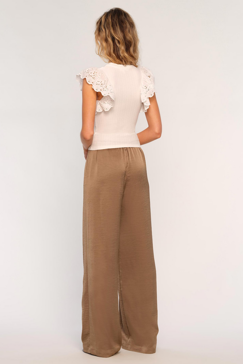 Greta Eggshell Top