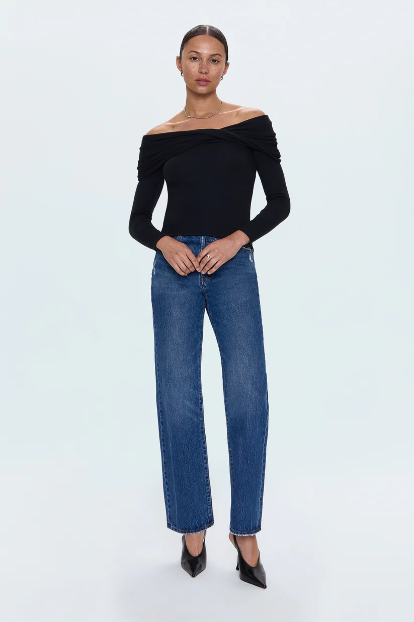 Lyra Noir Off The Shoulder Top