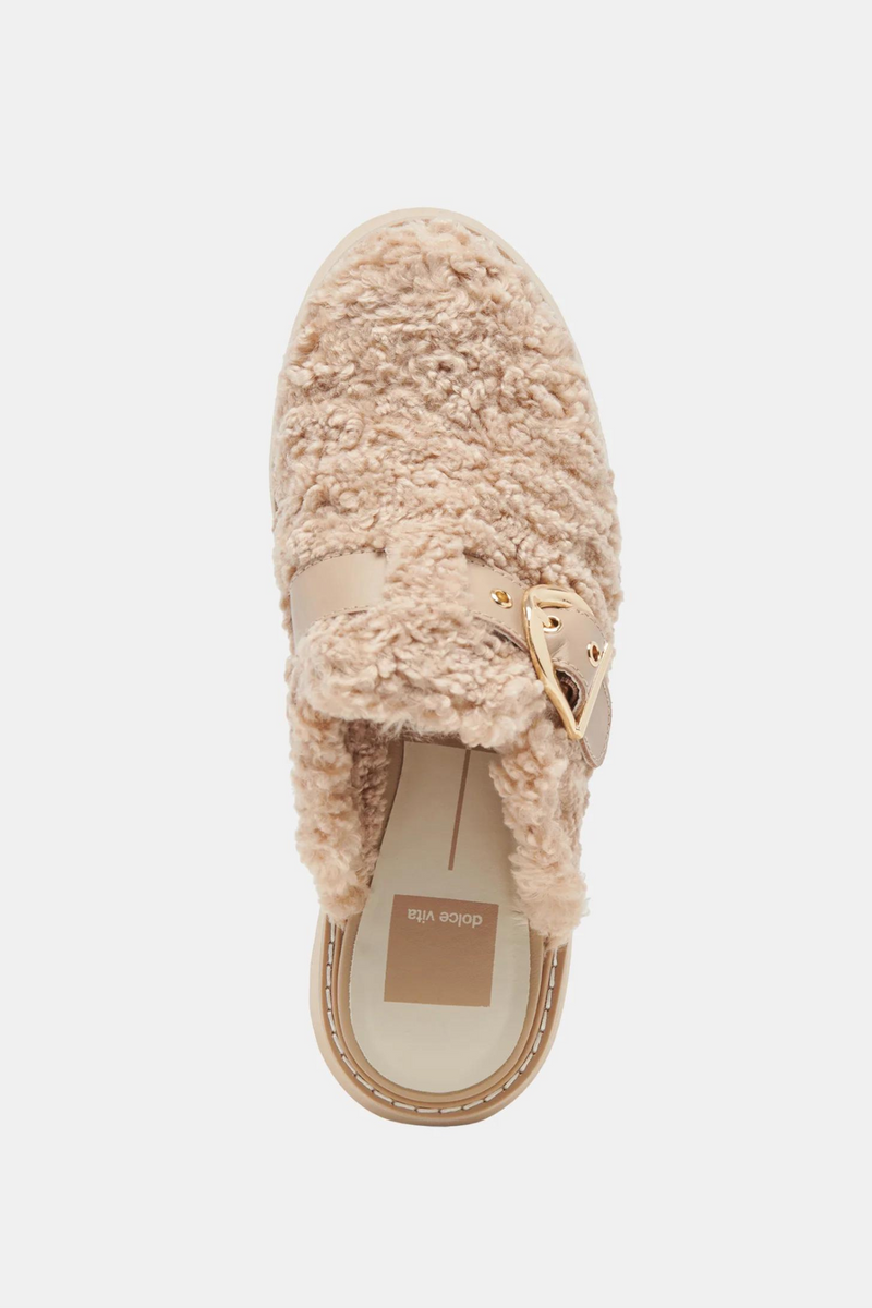 Lelani Natural Plush Clog