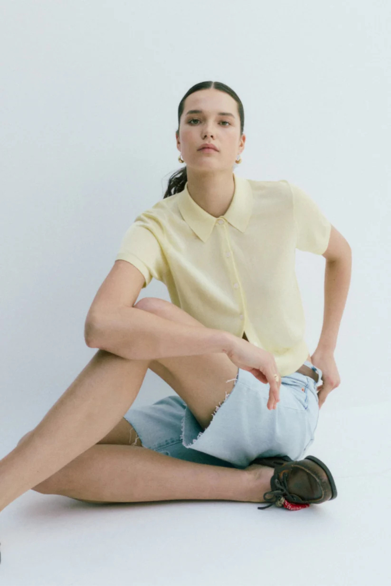 Lucca Pale Yellow Top