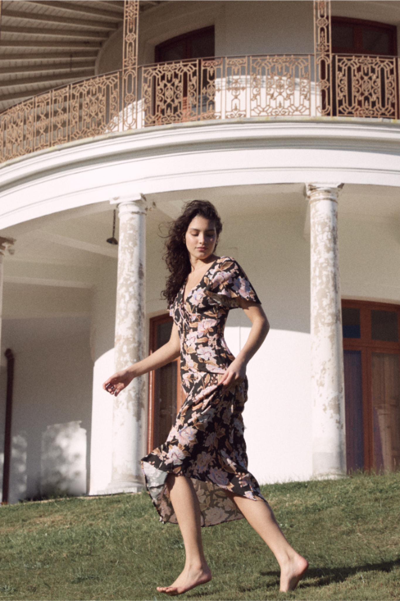 Willow Floral Midi Dress