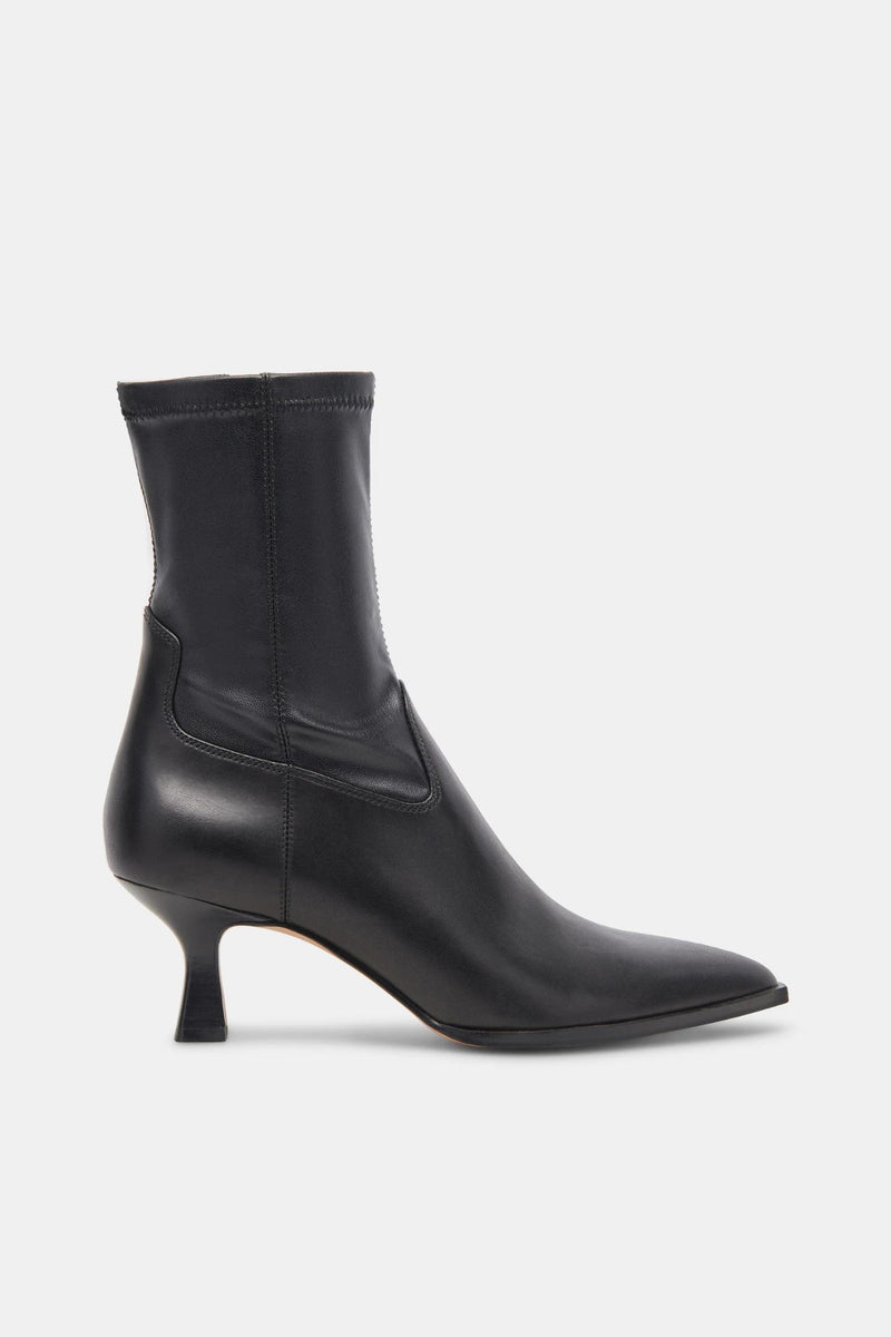 Arya Black Leather Boot