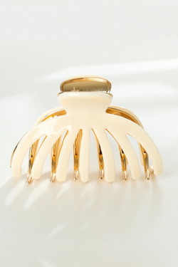 Hailey Ivory Octopus Claw Clip