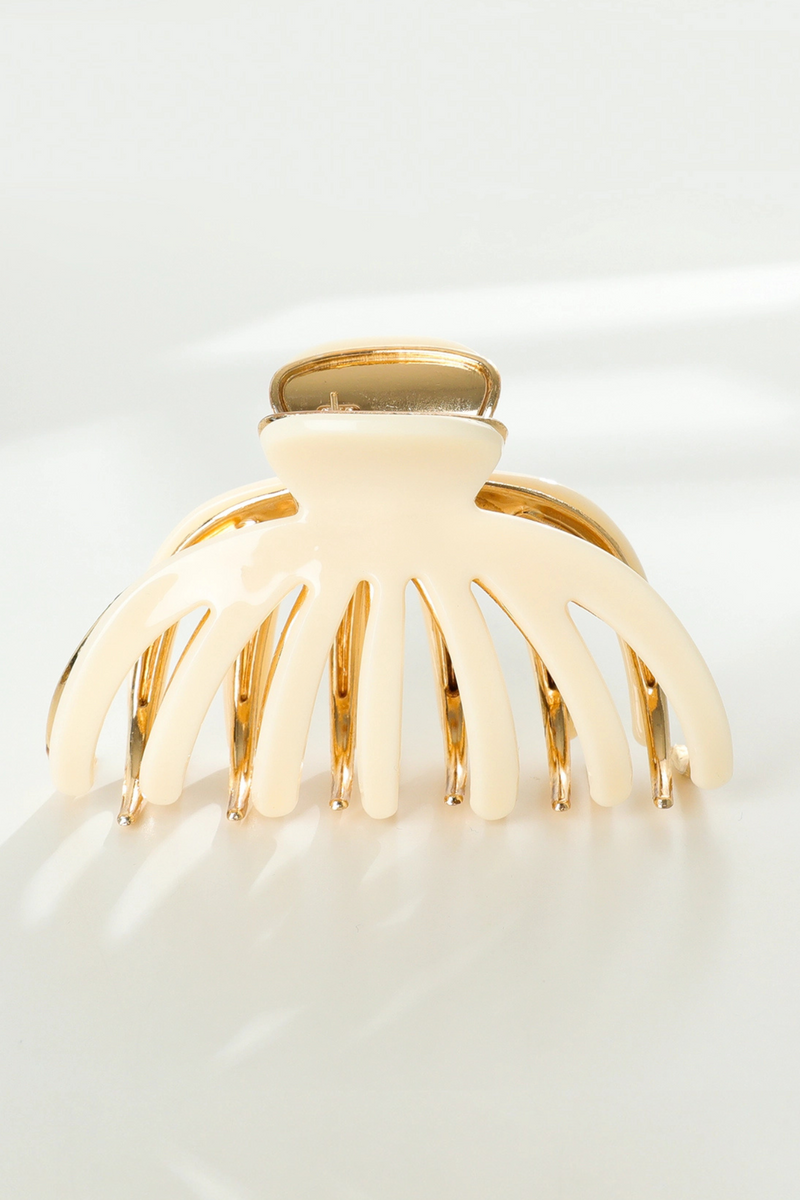 Hailey Ivory Octopus Claw Clip