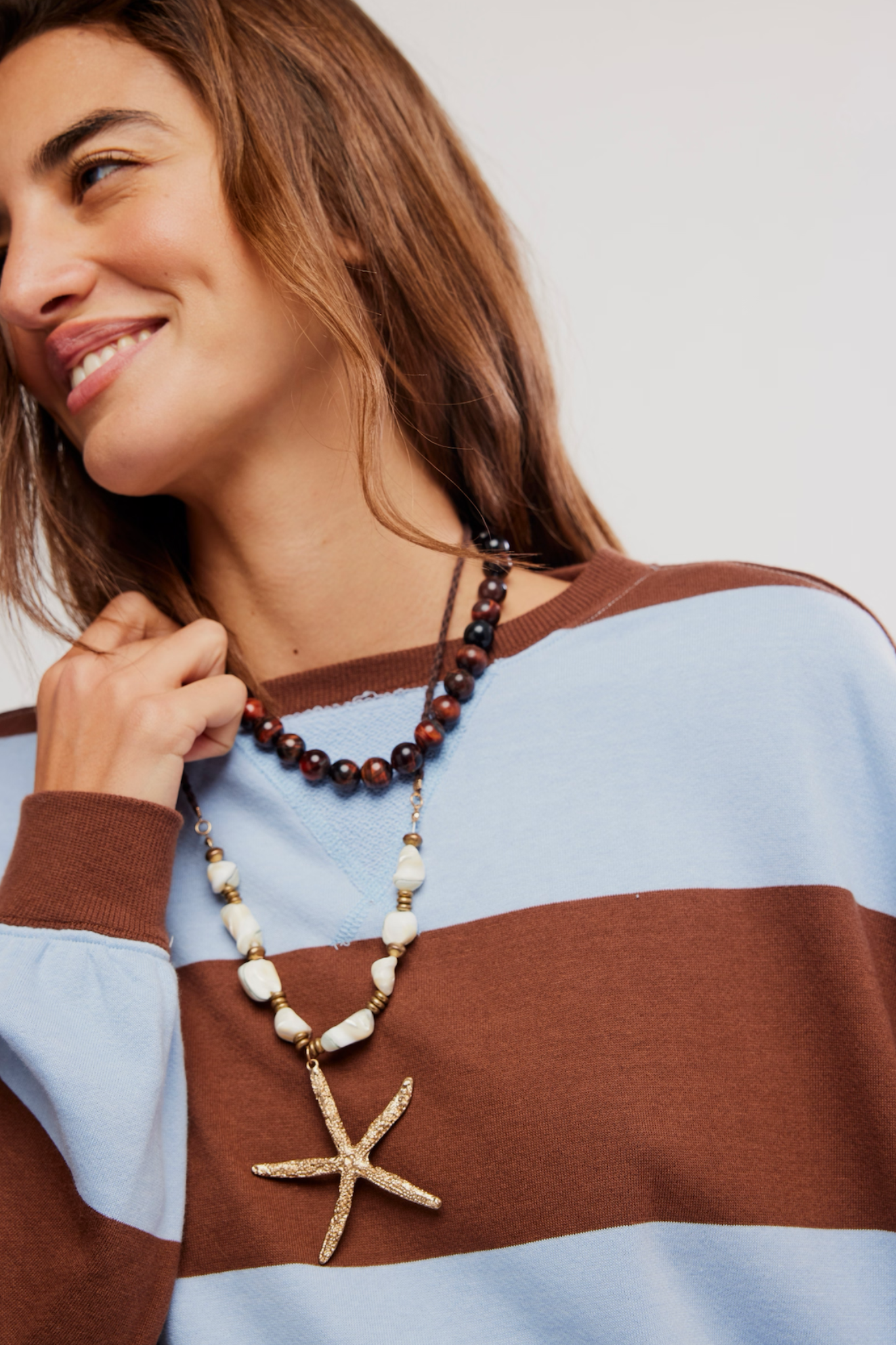 Classic Stripe Periwinkle Pullover