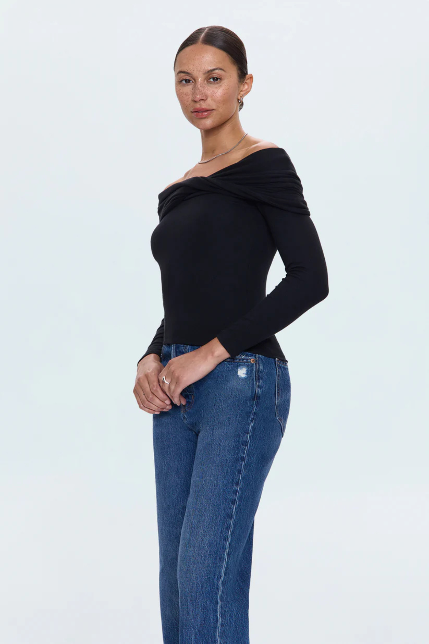 Lyra Noir Off The Shoulder Top