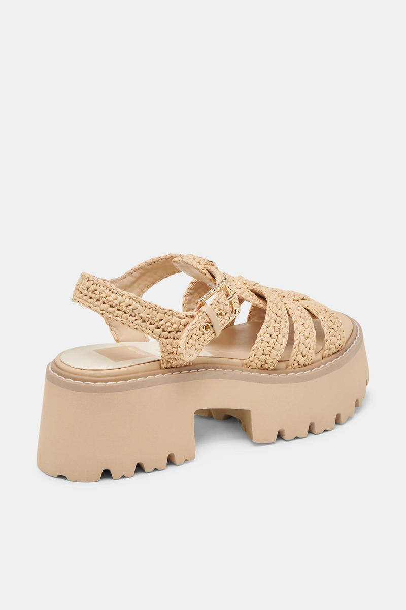 Latice Natural Knit Sandal