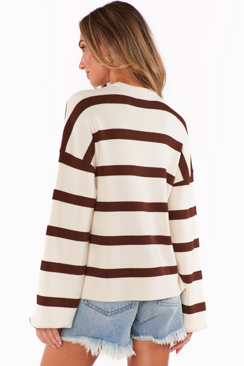 Pismo Driftwood Stripe Sweater