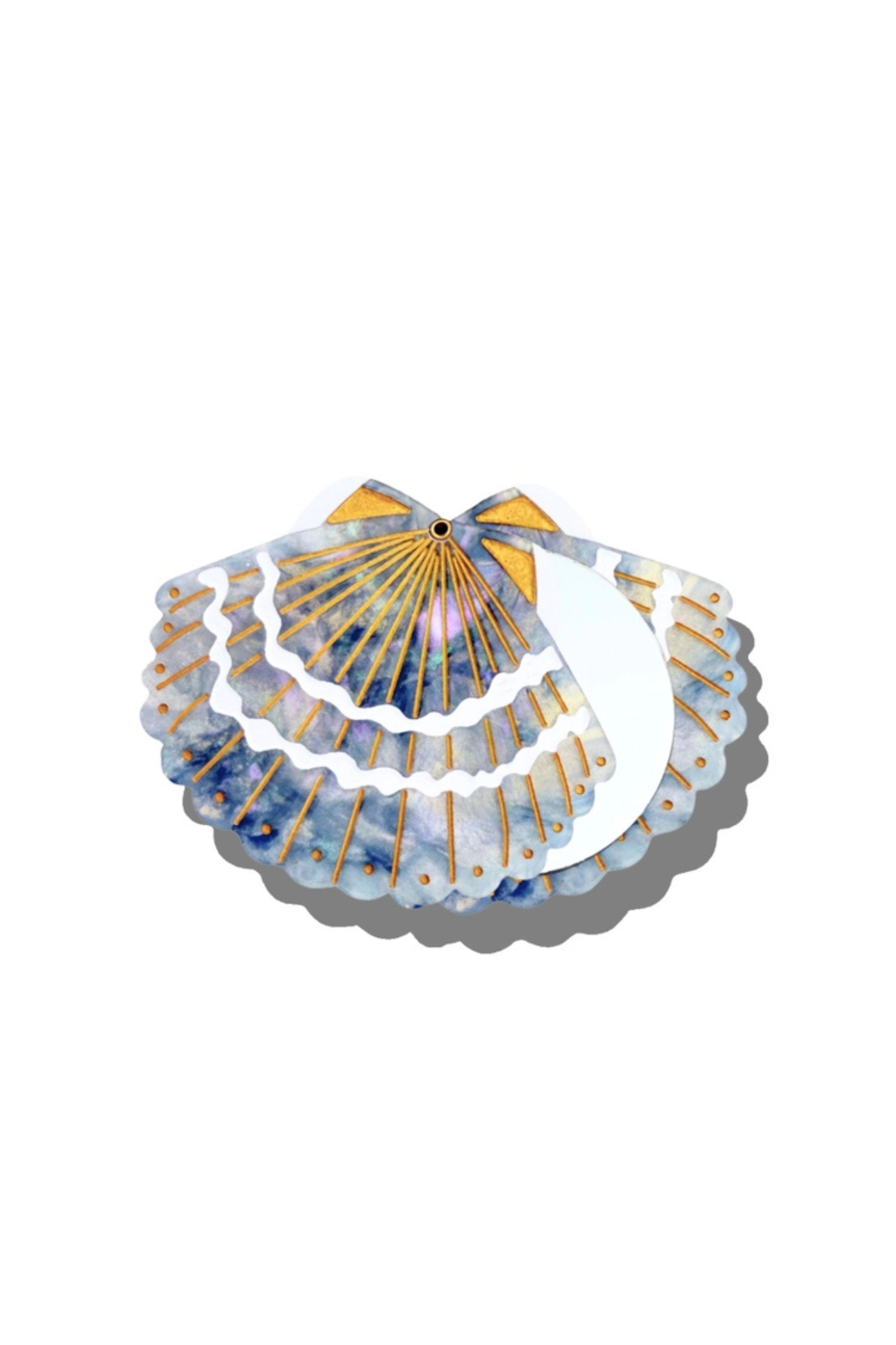 Seashell Compact Mirror