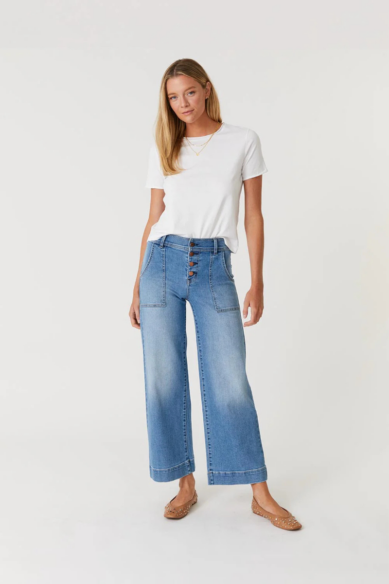 Camille Light Blue Wide Leg
