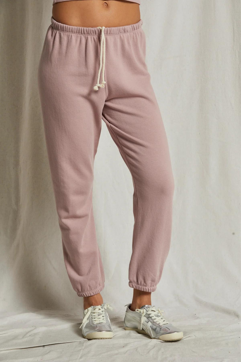 Johnny Mauve French Terry Sweatpant