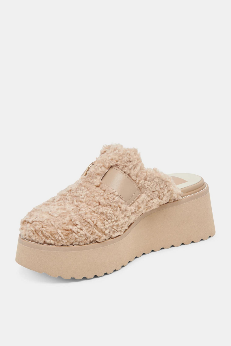 Lelani Natural Plush Clog