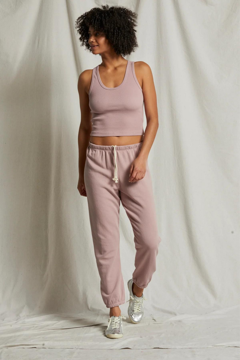 Johnny Mauve French Terry Sweatpant