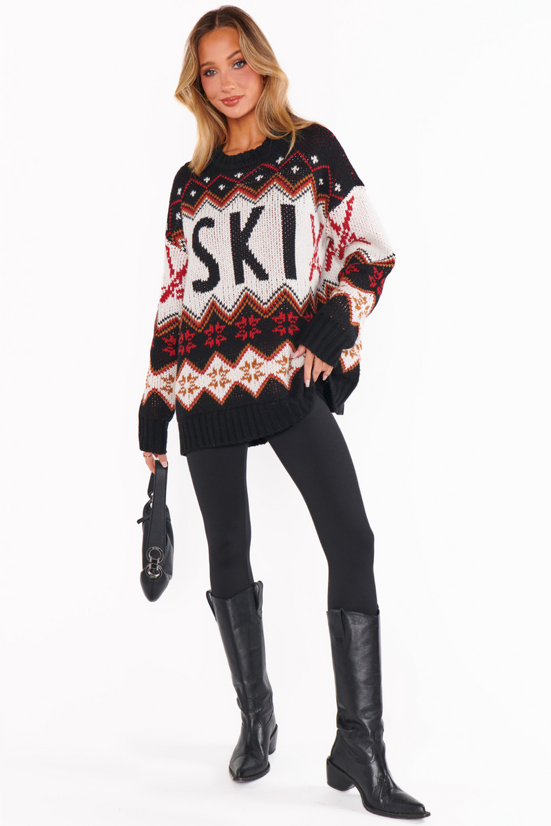 Ski In Knit Sweater