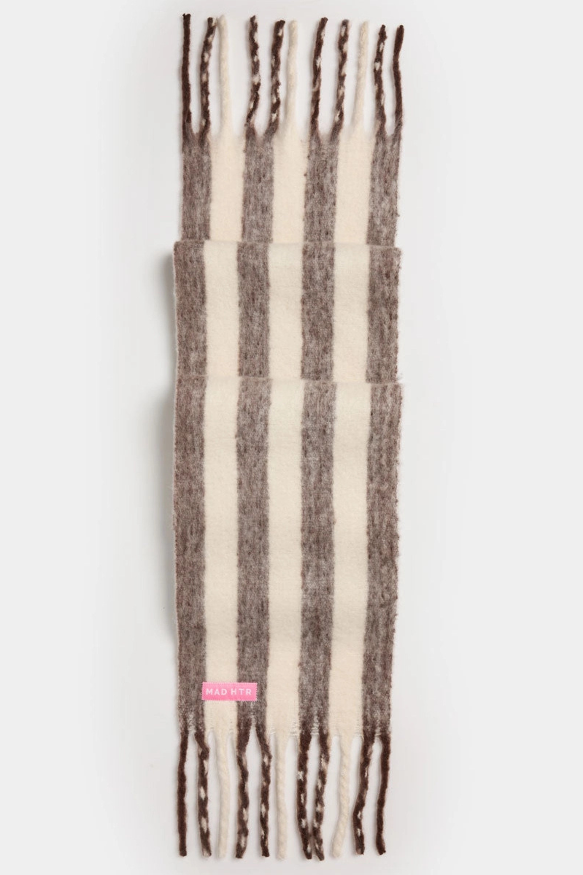 Espresso Stripe Blanket Scarf