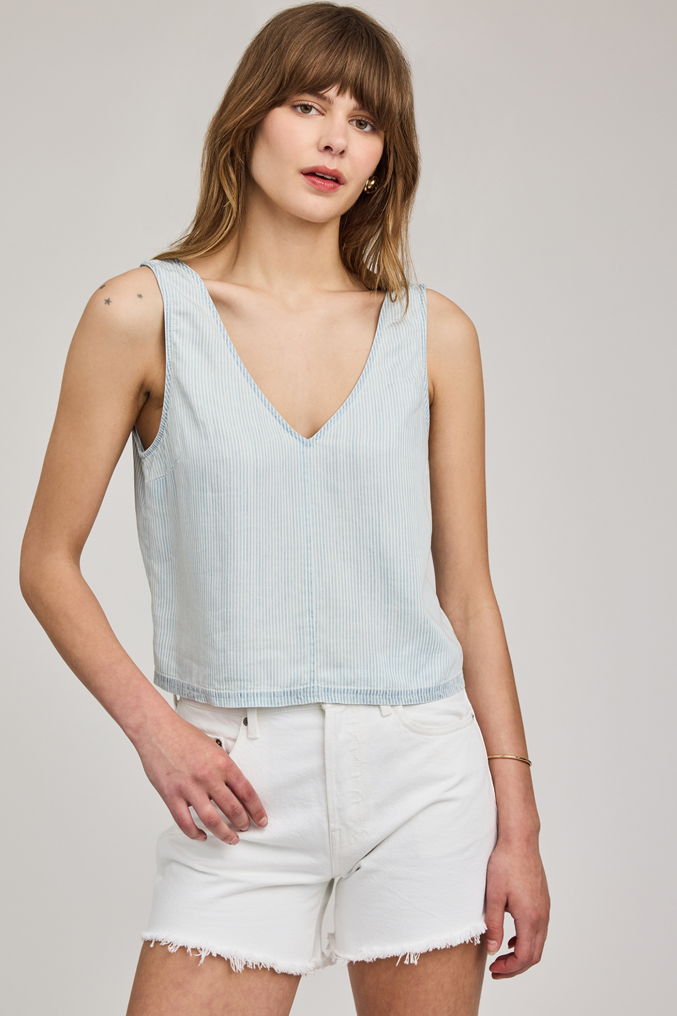 Colette Blue Stripe Tank