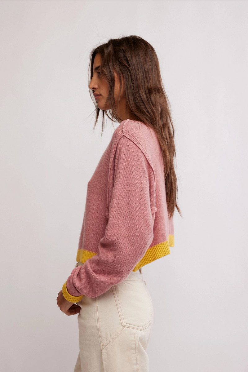 Into The Blue Rose Blush Pullover