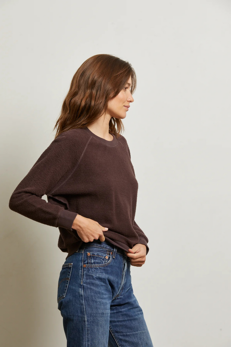 Ziggy Cocoa Powder Inside Out Pullover