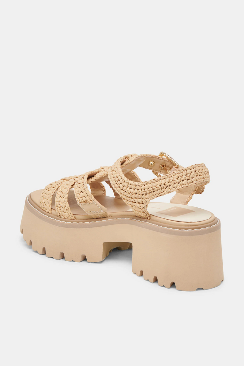 Latice Natural Knit Sandal