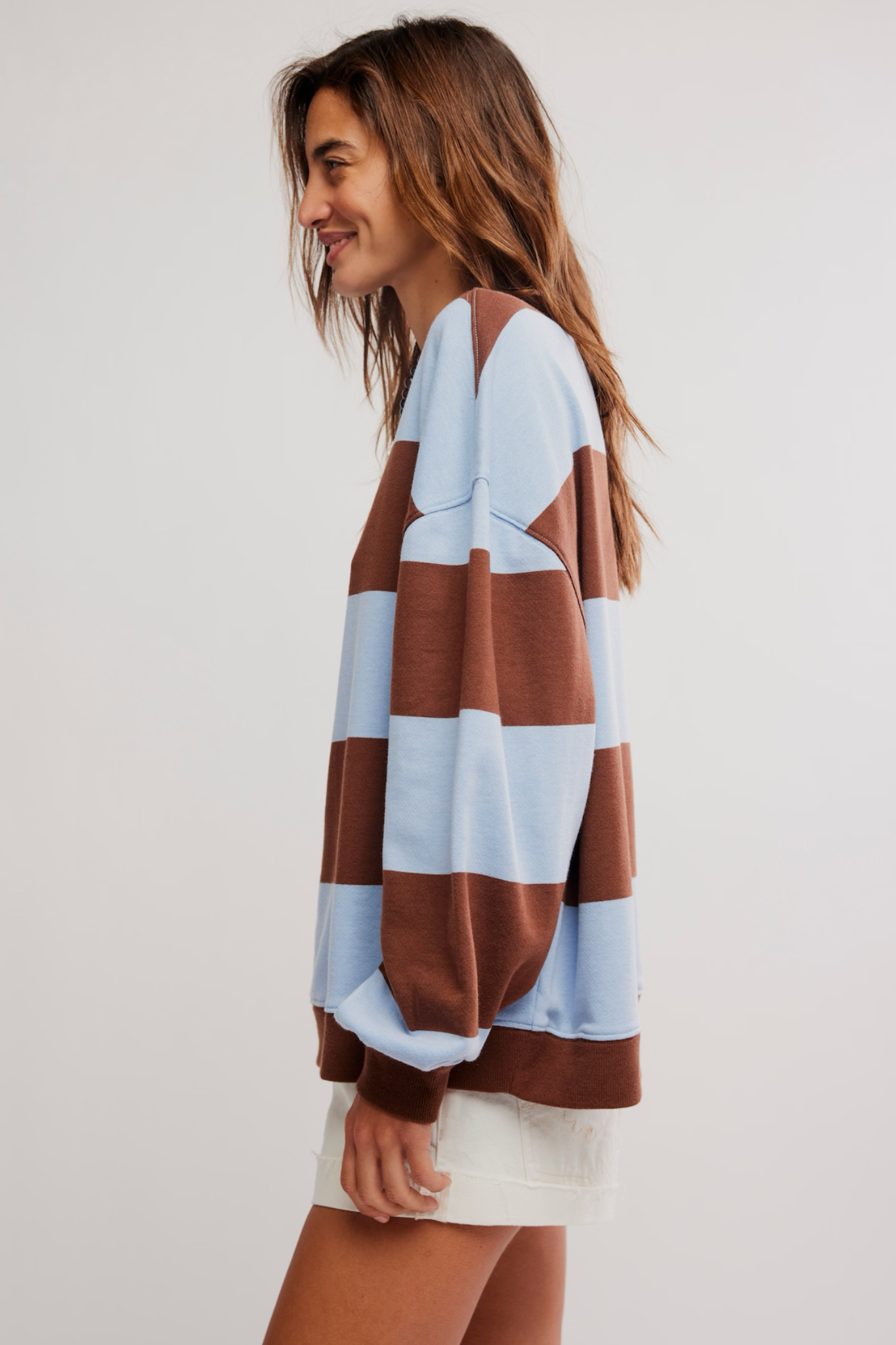 Classic Stripe Periwinkle Pullover