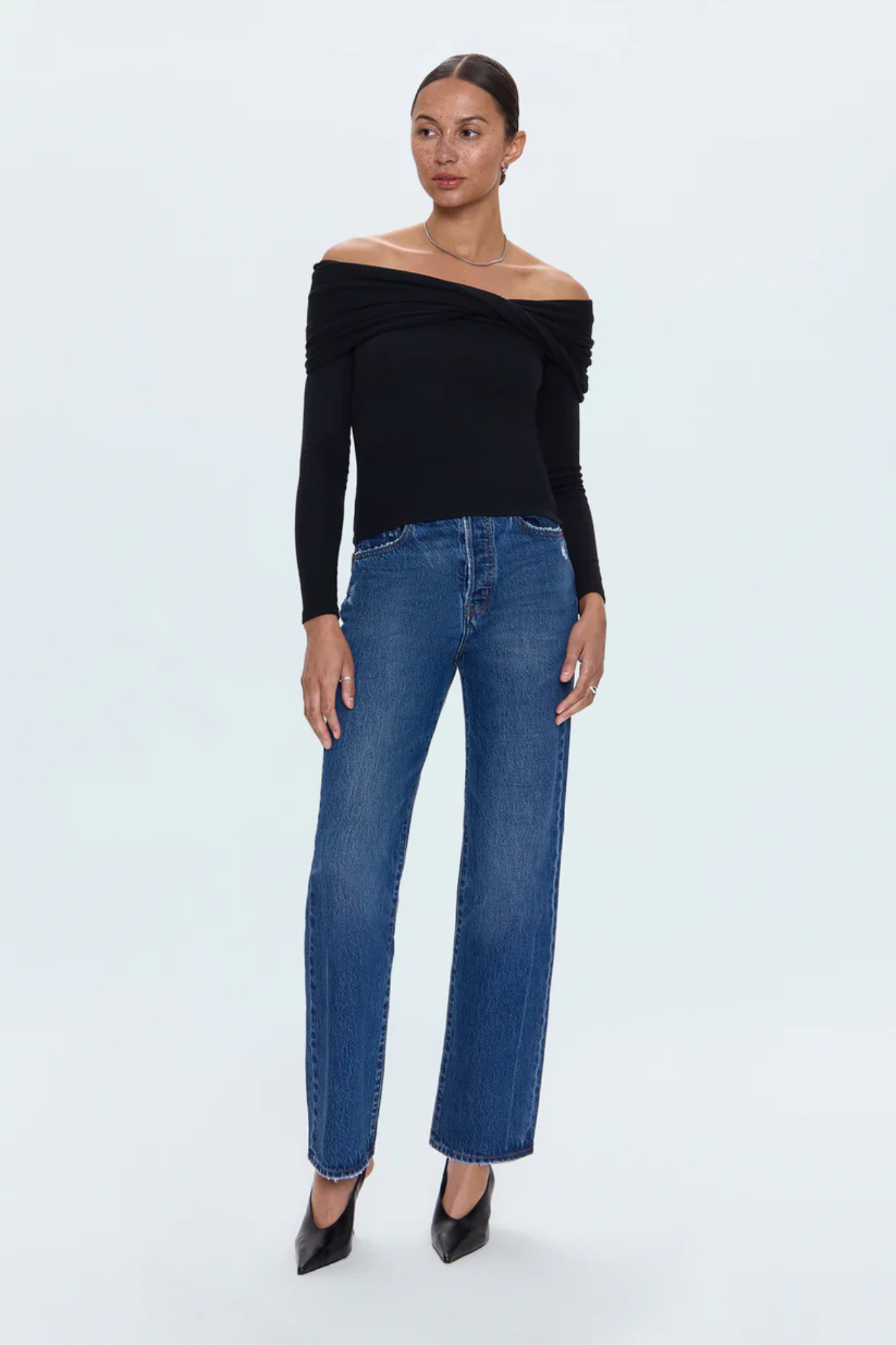 Lyra Noir Off The Shoulder Top