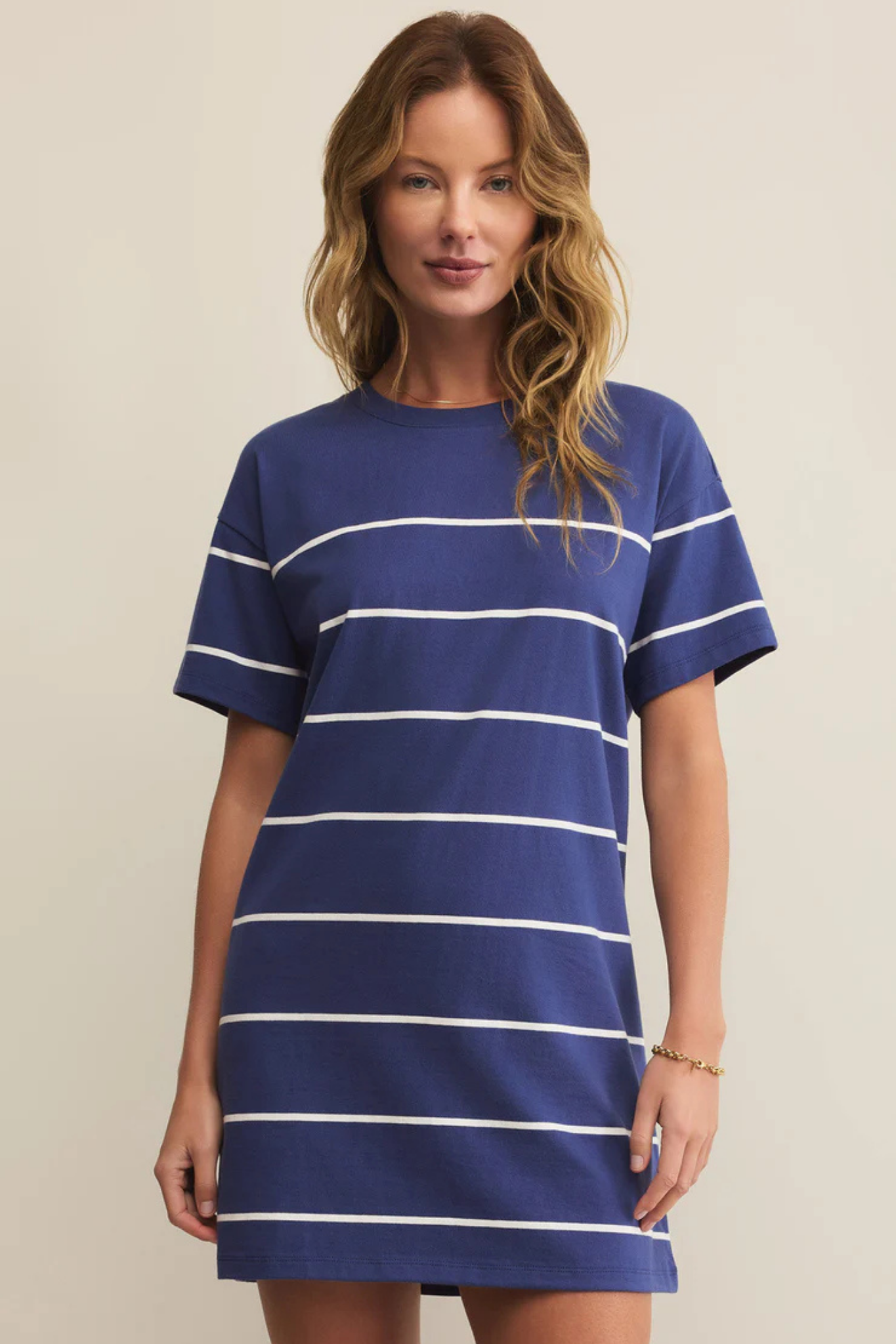 Sway Yacht Blue Stripe Dress