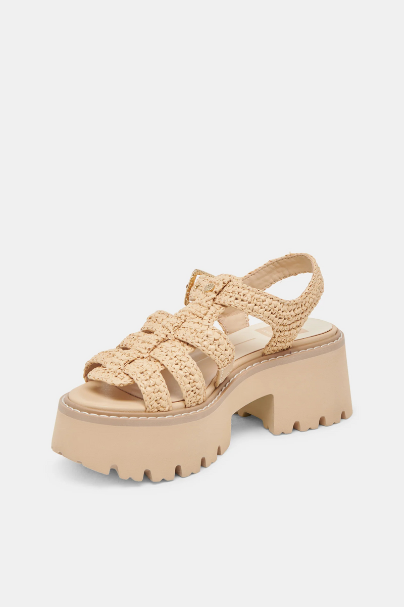 Latice Natural Knit Sandal