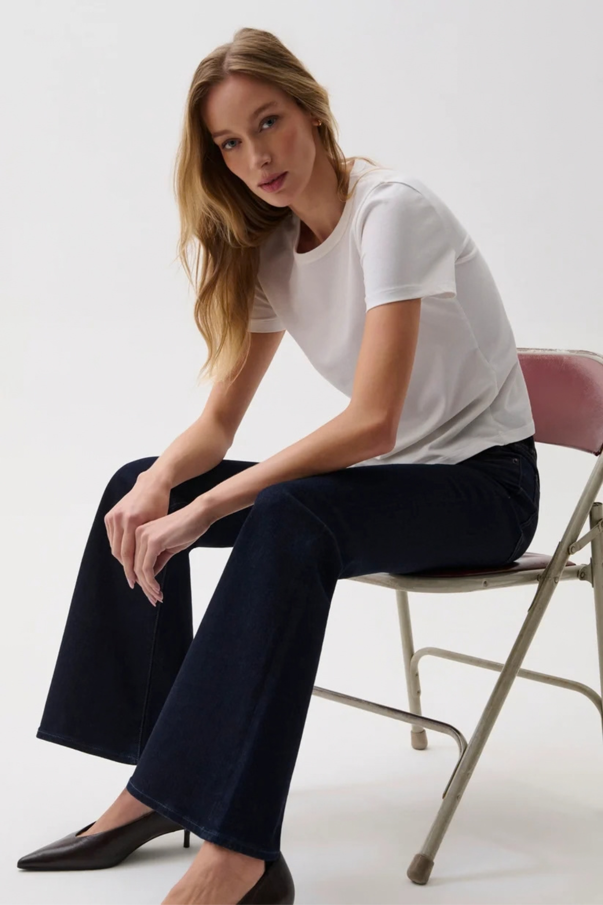 Kinsley Night Mid Rise Flare