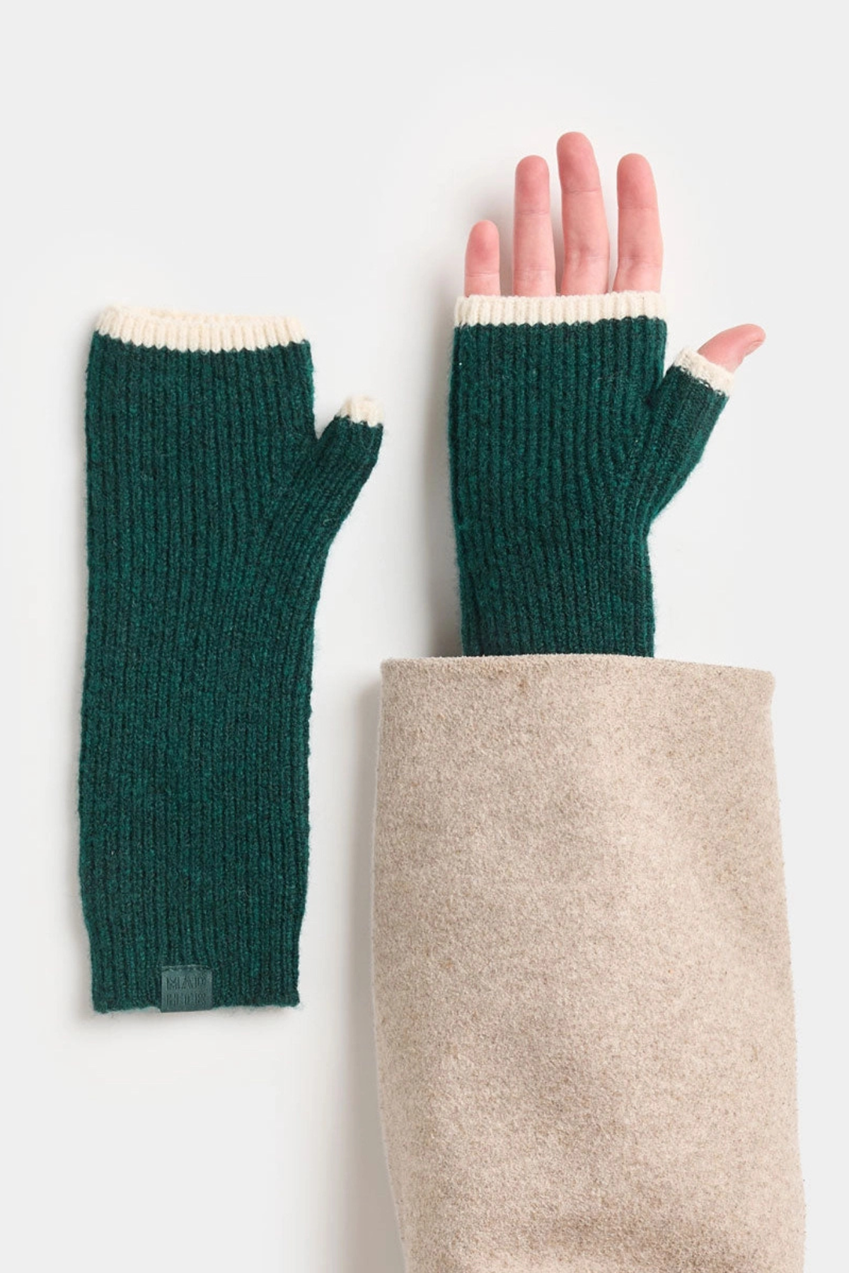 Green Wrist Warmers