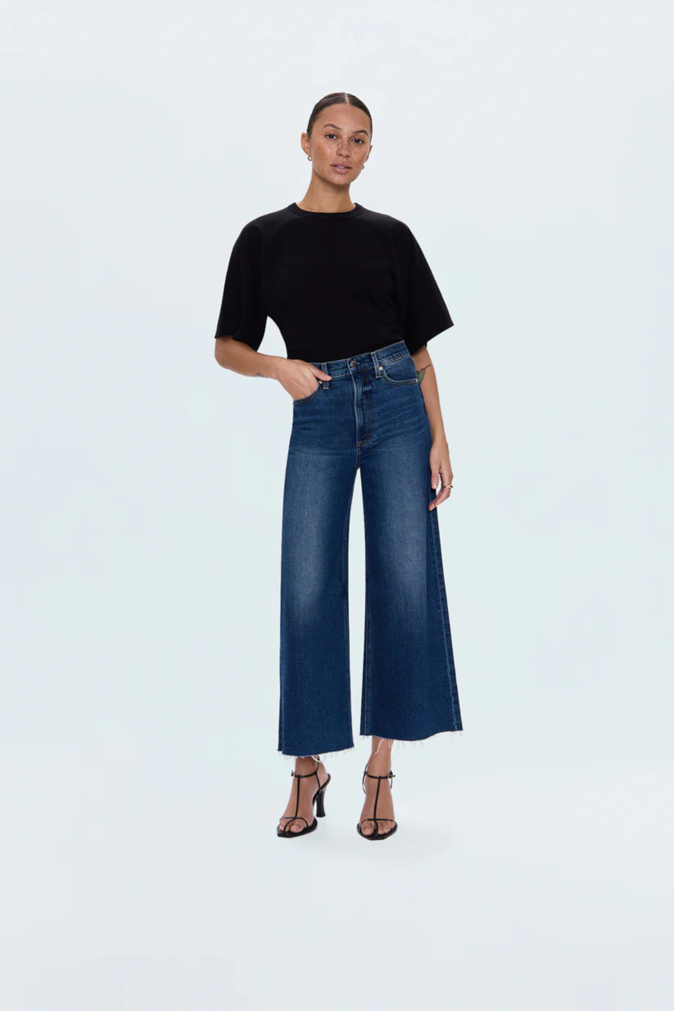 Lana Broadway High Rise Crop Wide Leg