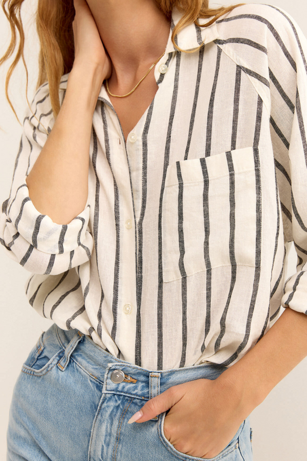 Perfect Line Black Stripe Top