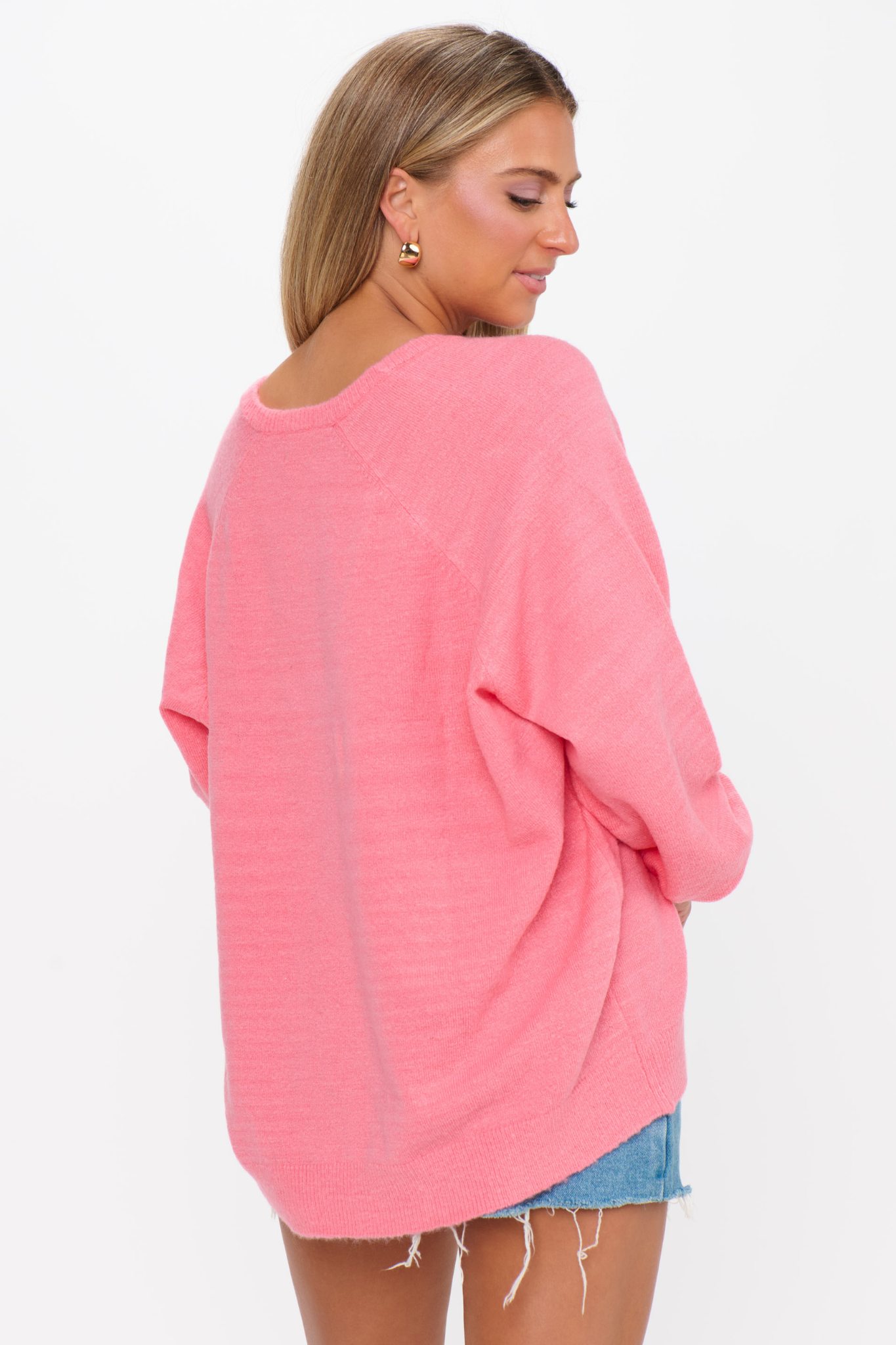 Anything Goes Coral Knit Sweater