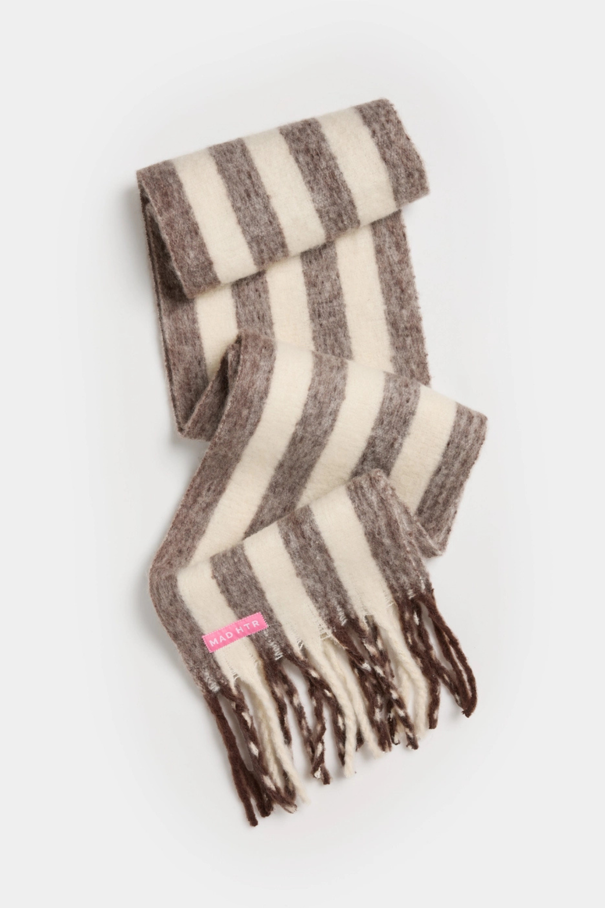 Espresso Stripe Blanket Scarf