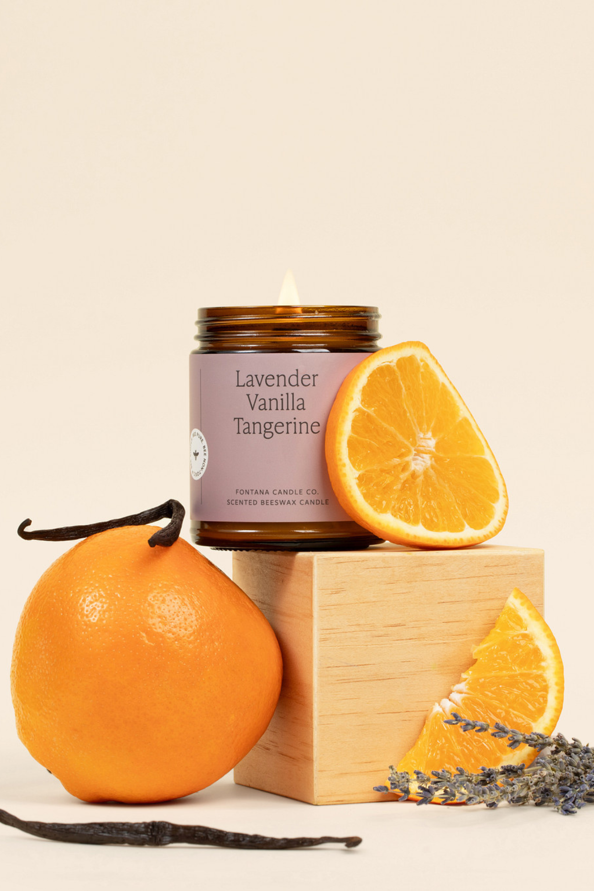Lavender Vanilla Tangerine Candle Jar