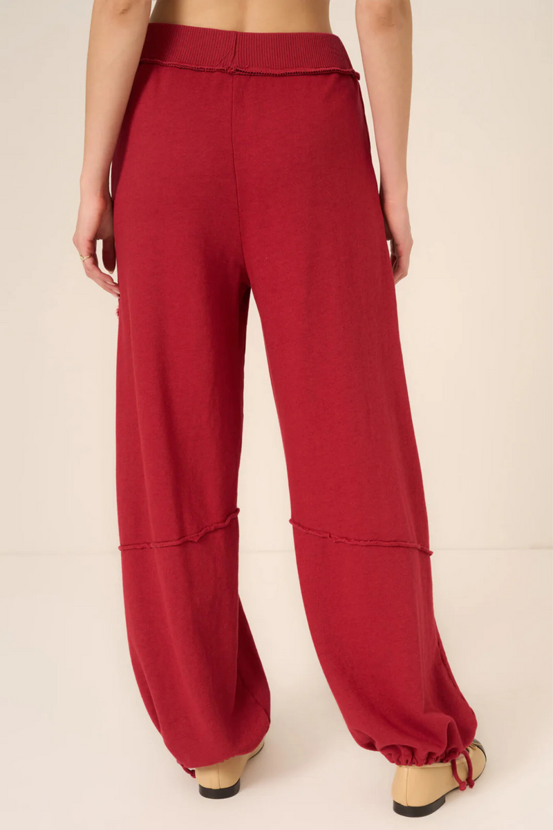 Mystic Red Currant Terry Jogger