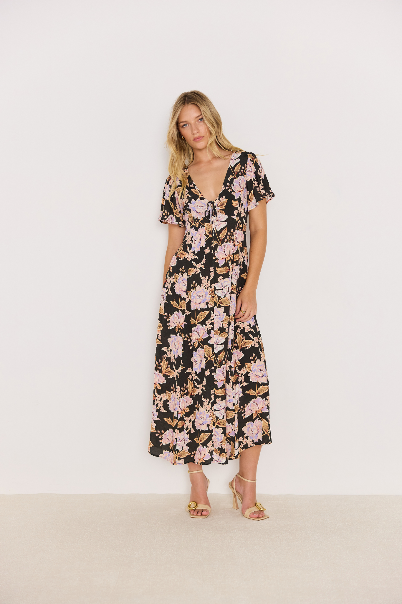 Willow Floral Midi Dress