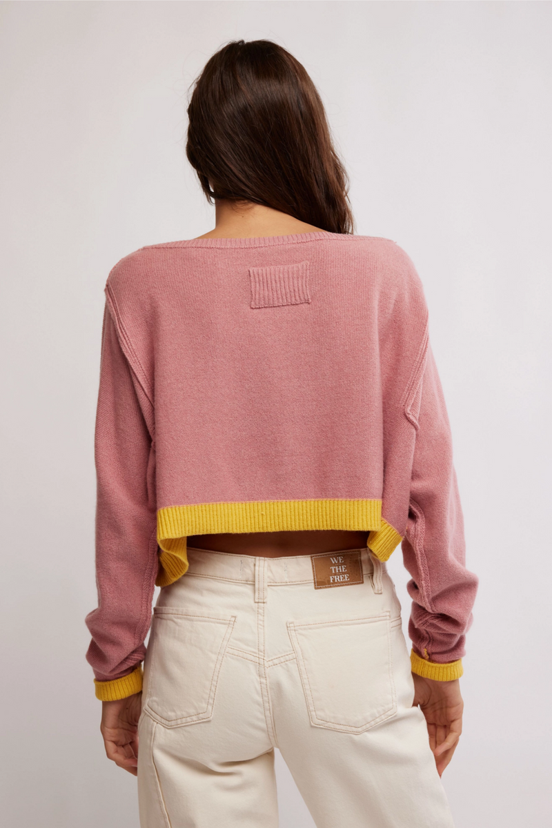 Into The Blue Rose Blush Pullover