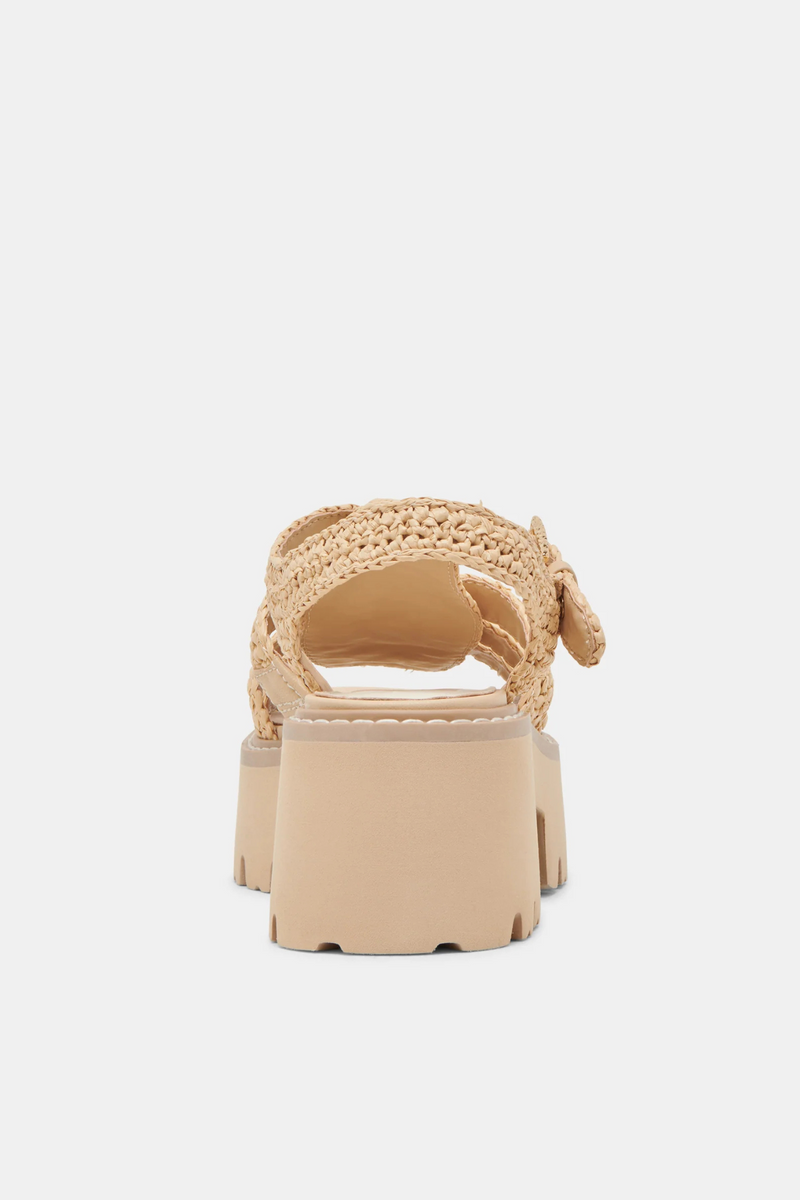 Latice Natural Knit Sandal