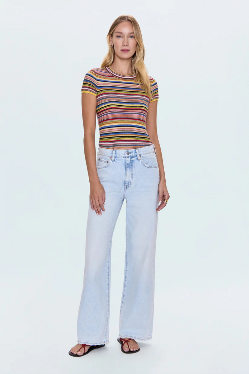 Selene Stripe Baby Tee