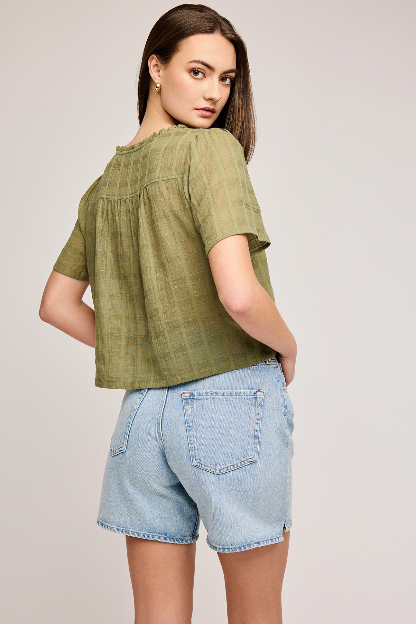 Cordelia Matcha Green Top