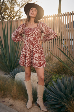 Ambre Rustic Mini Dress