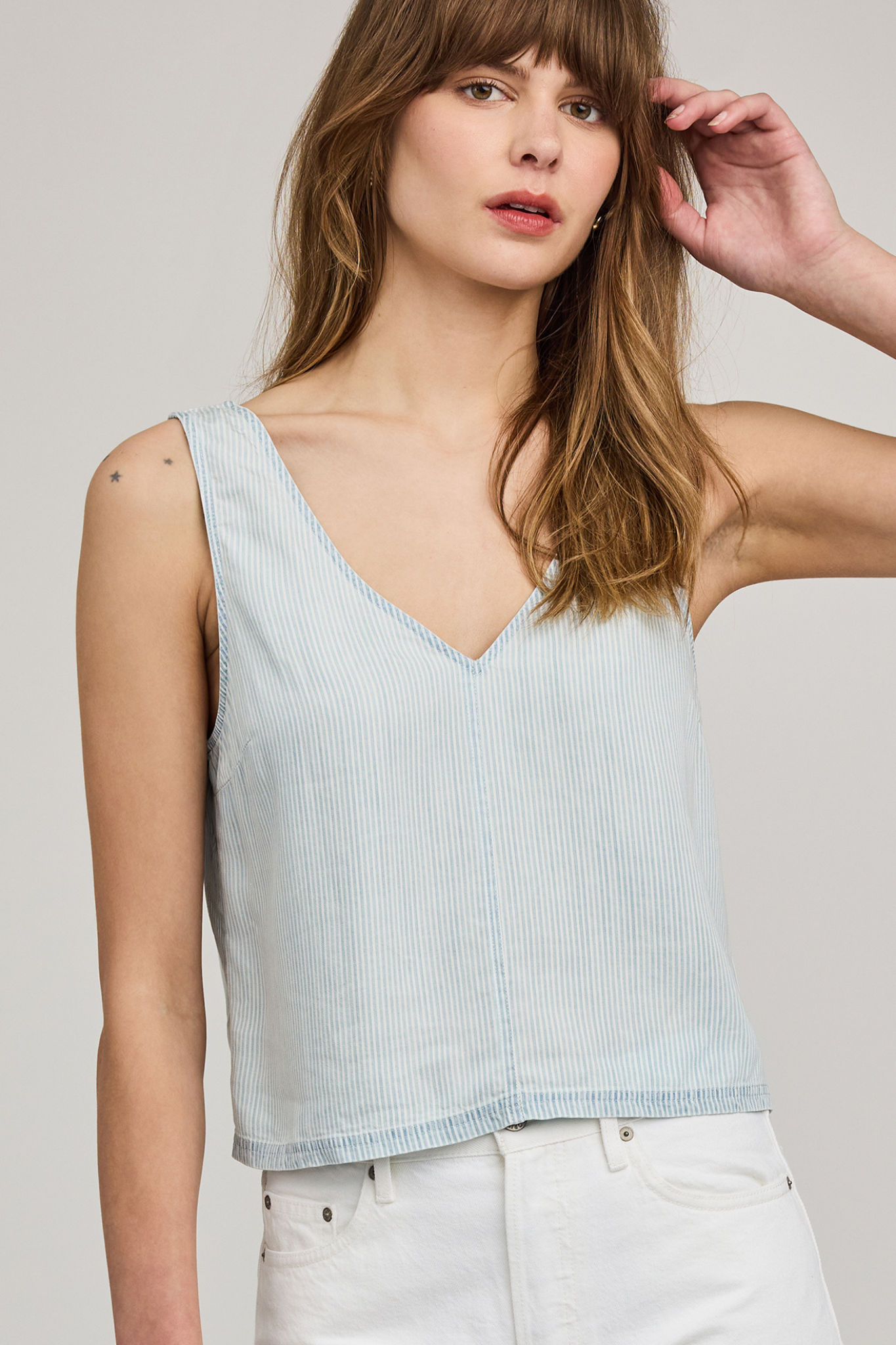 Colette Blue Stripe Tank